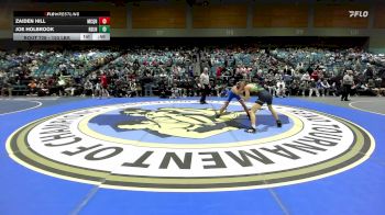 120 lbs Consi Of 32 #1 - Zaiden Hill, McQueen vs Joe Holbrook, Ridgeline