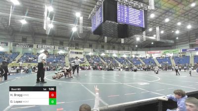 90 lbs Final - Hudson Bragg, Windsor Middle School vs David Lopez, Montrose Elite