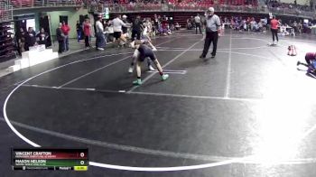 75 lbs Cons. Round 5 - Vincent Crafton, Iron Hawk Wrestling Academy vs Mason Nelson, Wayne Wrestling Club