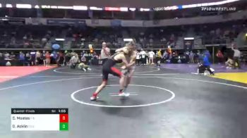 155 lbs Quarterfinal - Claude Moates, F-5 Grappling vs Drake Acklin, Collinsville