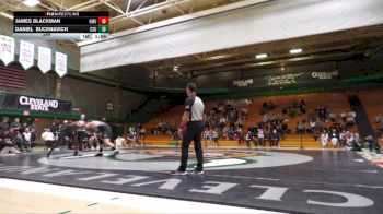 285 lbs Daniel Bucknavich, Cleveland State vs James Blackman, George Mason