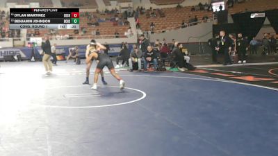 140-D1 Cons. Round 1 - Dylan Martinez, Corona Del Sol High School vs Benjamin Johnson, Boulder Creek High School