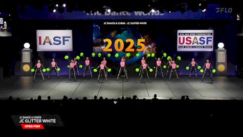 JC Dance & Cheer - JC Glitter White [2025 Open Pom Finals] 2025 The Dance Worlds