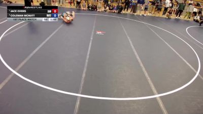 98 lbs 1st Place Match - Jace Evers, Stillwater Area Wrestling vs Coleman McNutt, Wayzata