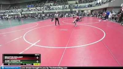 95 lbs Cons. Round 4 - Braxton Bollant, RT Elite Wrestling vs Gabe Honnette, Flat Earth Wrestling Club