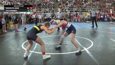 107 lbs Cons. Semi - Ayla Kennedy, Teays Valley vs Brooklyn Jones, Delta