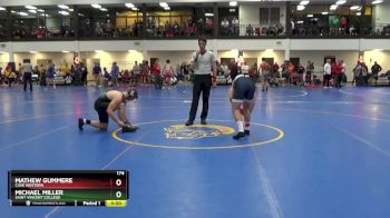 174 lbs Quarterfinal - Michael Miller, Saint Vincent College vs Mathew Gummere, Case Western