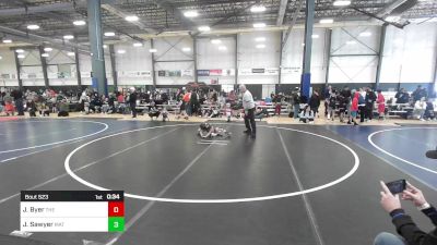 50 lbs Rr Rnd 4 - Jacob Byer, The Rock Of Redmond vs Jacob Sawyer, Mat Demon WC