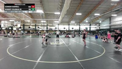 126 lbs Quarterfinal - Connor Burrell, Fight Church Wrestling Club vs Robert Coleman Jr, Brooke Point