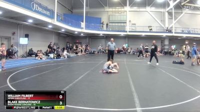 72 lbs Round 3 (6 Team) - Blake Bernatowicz, Ragin Raisins Concord vs William Filbert, Vipers Wrestling