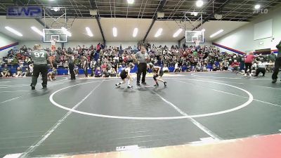 55 lbs Consi Of 8 #1 - Harley Gibson, Coweta Tiger Wrestling vs Miles Parrish, Claremore Wrestling Club