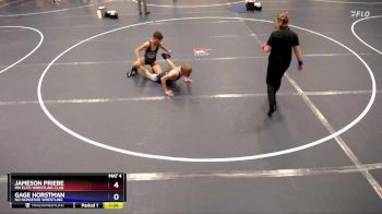 119 lbs Cons. Round 2 - Jameson Priebe, MN Elite Wrestling Club vs Gage Horstman, No Nonsense Wrestling