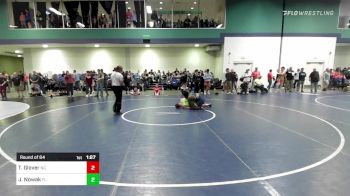 195 lbs Round Of 64 - Tayshaun Glover, NC vs Jakob Nowak, FL