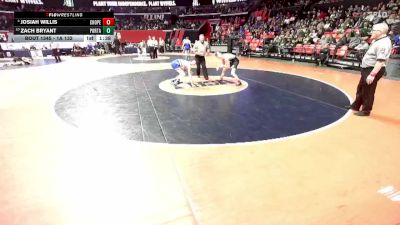 1A 132 lbs Cons. Semi - Josiah Willis, Chicago (C. Hope Academy) vs Zach Bryant, Petersburg (PORTA)