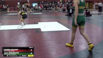 JV-13 lbs Round 3 - Julia Enguidanos, Cedar Rapids Kennedy vs Camden Erhardt, Vinton-Shellsburg