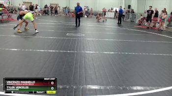 95 lbs Semifinal - Tyler Verceles, Headhunters vs Vincenzo Mannello, Mannello Domus Autem Bello