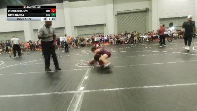 70 lbs Quarterfinal - Drake Melton, Backyard Brawlers Midwest vs Otto Banda, Brawlers