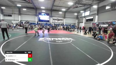 191 lbs Semifinal - Kaylani Lyons, Bear WC vs Braya Andrews, Takedown Industries