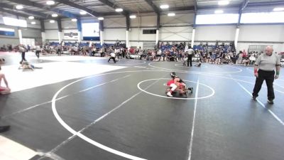 73 lbs Consi Of 8 #2 - Andrew Redshirt, Grindhouse WC vs Aiden Brooks, Mustang WC