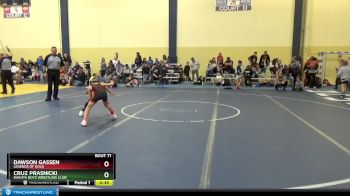 65 lbs Quarterfinal - Dawson Gassen, Legends Of Gold vs Cruz Prasnicki, Dakota Boyz Wrestling Club