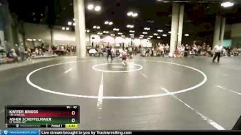 49 lbs Cons. Round 2 - Karter Briggs, Tri Cities WC vs Asher Scheffelmaier, St. Maries WC