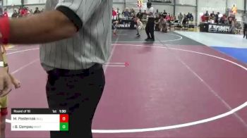 57 lbs Round Of 16 - Matthew Pasternak, Bulldog Premier Wrestling vs Brody Compau, West MI Pursuit