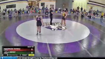 130 lbs Round 2 - Mackenzie Tayerle, Adrian vs Jayla Oberst, Albion