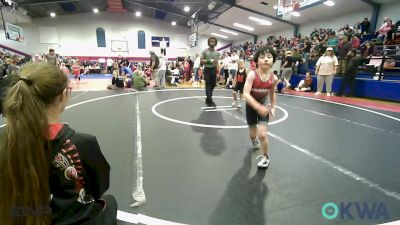 49 lbs Consi Of 8 #1 - Drew Epperson, Morrison Takedown Club vs Geronimo Tecumseh II, Mojo Grappling Academy