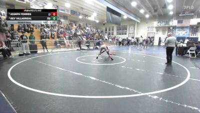 106 lbs Semifinal - Rey Villarreal, Peninsula vs Joseph Torres, La Serna