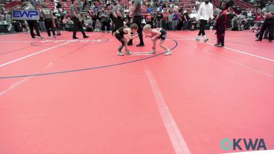 43 lbs Round Of 32 - Rhett Pitts, Cowboy Wrestling Club vs Krew Hamilton, Ponca City Wildcat Wrestling