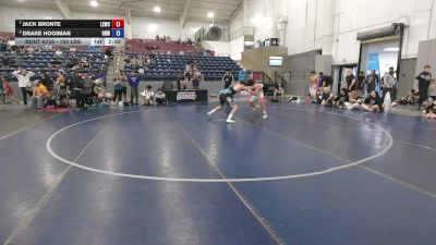 150 lbs Quarters - Jack Bronte, Livermore Elite Wrestling Club vs Drake Hooiman, Gold Rush Wrestling