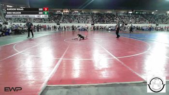 72 lbs 5th Place - Karson Waag, Sand Springs Jr High vs Wes Wilson, Sand Springs Jr High