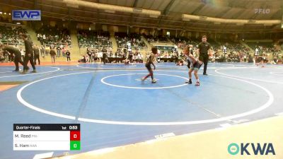 52 lbs Quarterfinal - Maddox Reed, Pin-King All Stars vs Samantha Ham, Nebraska Wrestling Academy