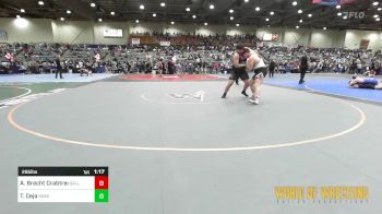 285 lbs Quarterfinal - Arik Brecht Crabtree, Dallas Mat Club vs Troy Ceja, Vasky Bros