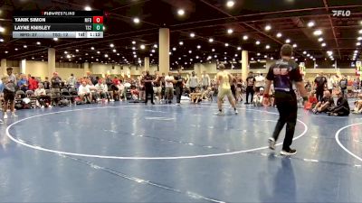 175 lbs Placement Matches (32 Team) - Layne Knisley, Team Shutt RJ vs Yanik Simon, Morris Fitness Dynasty