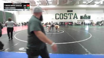 150 lbs Cons. Semi - Alek Carrera, Poly/Long Beach vs Trevor Arruda-Gonzalez, Moorpark