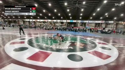126 lbs Champ. Round 1 - Rylan Samuelson, Devils Lake vs Oakley Beckett, Cobbler Kids