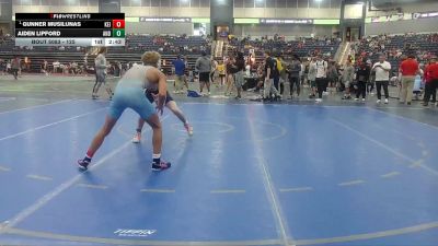125 lbs Champ. Round 2 - Gunner Musilunas, Keiser University vs Aiden Lipford, Andrew College