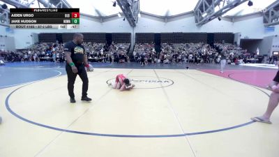 87-J lbs 5th Place - Aiden Urgo, Old Bridge Wrestling Club vs Jake Hudson, Northern Delaware Wrestling Academy
