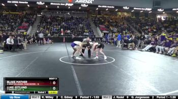 145 lbs Quarterfinal - Blake Mather, 2-West Delaware, Manchester vs Luke Estlund, 7-Webster City