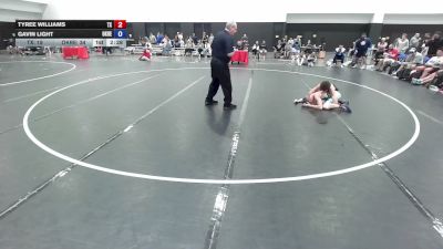 100 lbs Tyree Williams, Team Texas vs Gavin Light, Oklahoma Red