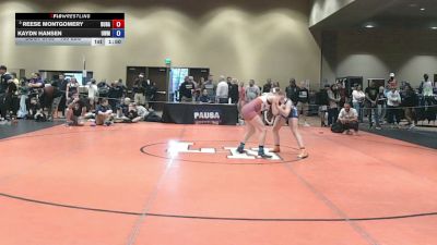 135 lbs Cons. Semis - Reese Montgomery, Dueling Bandits vs Kaydn Hansen, USA Wrestling Maine