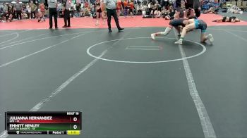 110 lbs Round 4 (10 Team) - Julianna Hernandez, GPS vs Emmitt Henley, Dayton Bandits