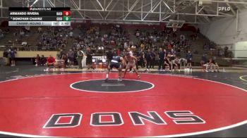 165 lbs Champ. Round 1 - Armando Rivera, Bakersfield College vs Donovan Chavez, Cerritos College
