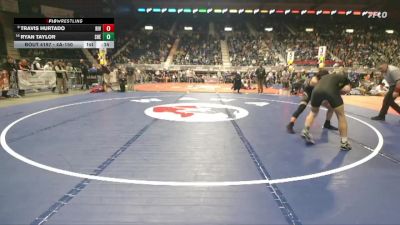 4A-150 lbs Cons. Round 1 - Ryan Taylor, Sheridan vs Travis Hurtado, Riverton