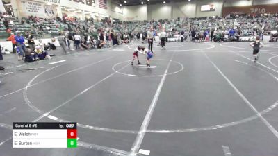 43 lbs Consi Of 8 #2 - Evander Welsh, Patriot Mat Club vs Easton Burton, Nighthawks WC