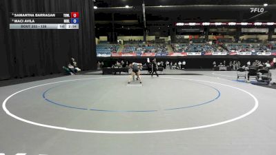 138 lbs Quarterfinal - Samantha Barragan, Texas Wesleyan vs Maci Avila, Midland