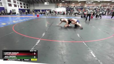 184 lbs Cons. Round 3 - Jack Simons, Dickinson State (N.D.) vs Carter Manley, Oklahoma Wesleyan