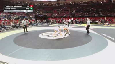 113 lbs Cons. Semis - Jayce Nixon, Martins Ferry vs Braedyn Tammarine, Liberty Center