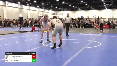 285 lbs C Of 8 #1 - Hayden Filipovich, Purdue vs Trevor Tinker, Cal Poly